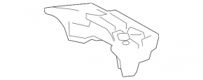 Foam plastic for tool right Lexus IS 14-20
