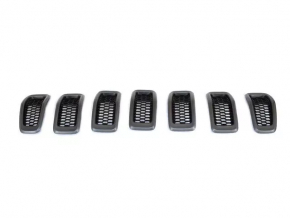 Radiator grill grill Jeep Cherokee KL 14-18 prerest ser set 7pcs