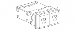 Rear USB Hub for Toyota Venza 2023-2024