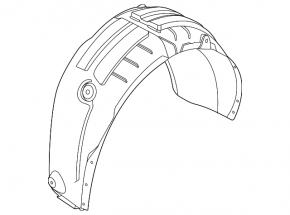 Rear left mudguard Hyundai Sonata 20-22