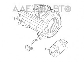Fan controller Audi Q5 8R 09-13