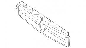 Porsche Panamera 17-23 radiator deflector blinds