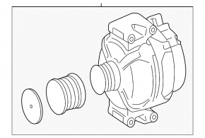 Mercedes C-class W205 300 19-21 generator