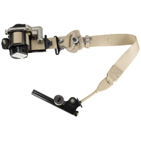 Lincoln MKZ 13-16 Passenger Seat Belt Beige Water Damage