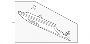 Lincoln MKC 15-19 glove compartment, beige