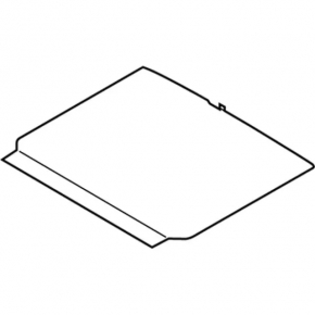 Ford Mustang mk6 15-23 coupe trunk floor, gray