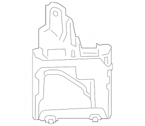 BSM Blind Spot Sensor Bracket Left Ford Edge 15-24