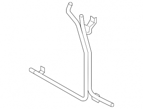 Cooling system pipes Audi A6 C7 12-15 3.0T