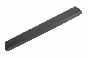 Door sill trim front right Chevrolet Camaro 16- coupe outer, black, worn