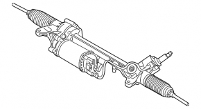 Steering rack EPS BMW 5 G30 17-20 2.0T, 3.0T, 4.4T with active steering