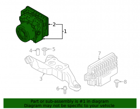 ABS BMW X1 F48 16-22
