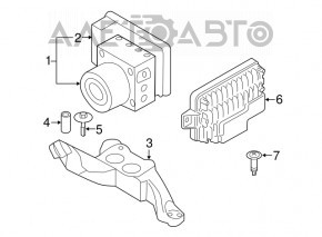 ABS ABS BMW X2 F39 18-23 without radar