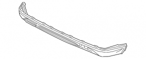 VW Atlas 18-20 rear bumper lip dented on the right