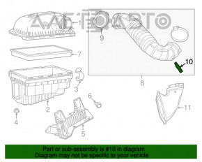 Intake Air Temperature Sensor Dodge Dart 13-16 2.4