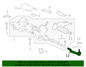 Steering tip left Honda Accord 18-22 CTR