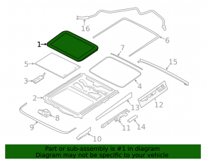 Hatch assembly BMW 5 F10 09-16
