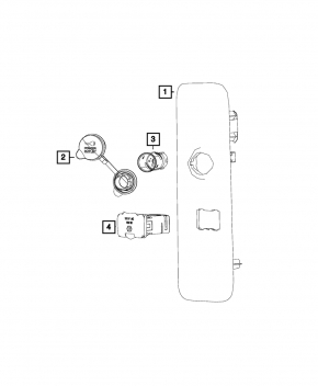 Fiat 500L 14- Center Console Socket