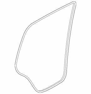 Door seal rear left VW Tiguan 18-20