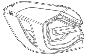 BMW X3 G01 22-24 LED Right Outer Fender Light