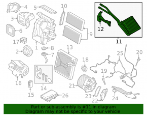 BMW i3 14-21 heater radiator