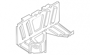BMW 5 F10 11-16 Audio Amplifier Bracket