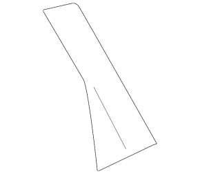 Door trim side rear left rear Acura MDX 14-20