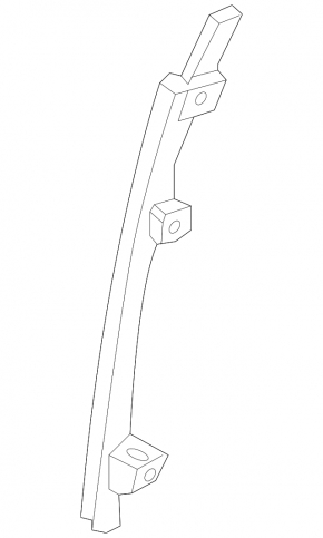 Rear left door glass guide Kia Sorento 16-20