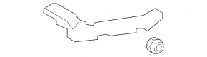 Front Bumper Mount Left GMC Terrain 10-17