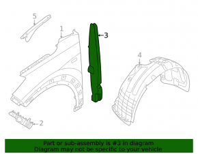 Left door-wing seal for Hyundai Tucson 22-25