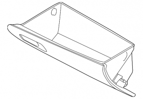 Glove box, glove compartment Kia Forte 19-21 black