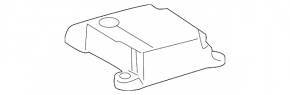 Toyota Venza 21-SRS airbag computer module
