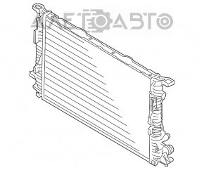 Radiator cooling water Audi A6 C7 12-18 2.0 720X480X26