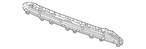 Lower grille front bumper Audi Q3 16-18