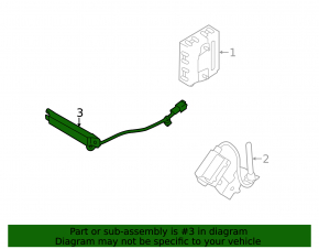 Keyless Entry Antenna Kia Sorento 14-13 rest