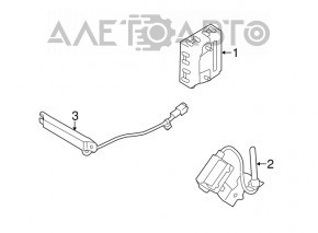 Keyless Entry Antenna Kia Sorento 14-13 rest