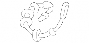 Front left brake hose for Porsche Macan 15-26