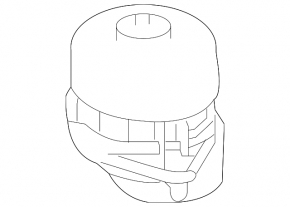 Engine mount left Mercedes GLS-class X166 15-19 3.0