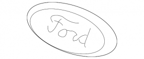 Ford Escape MK3 13-16 Prerest radiator grille emblem