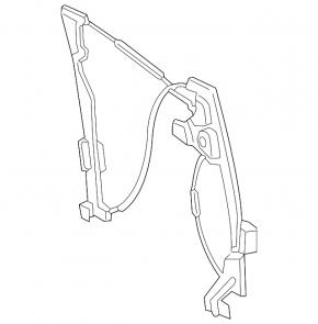 Window lift mechanism front left Ford Edge 15-