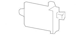 Blind Spot Sensor BSM Right Mazda 3 14-16 BM