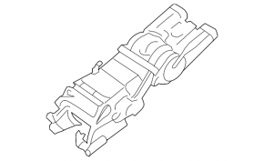 Heater assembly, 2nd row, Porsche Cayenne 19-23