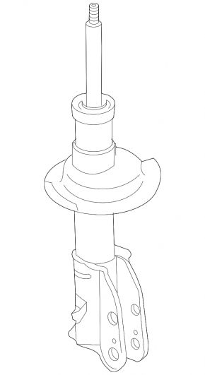 Front right shock absorber Mazda CX-9 13-15 FWD