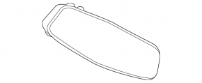 Interior mirror GMC Terrain 18 - auto-dimming, for camera