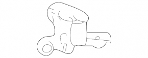 VW Beetle 12-19 trunk door lock bracket