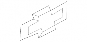 Chevrolet Equinox tailgate emblem (pre-restored)