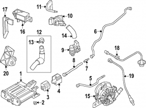 Kia Sportage 23-26 HEV Exhaust Gas Pressure Sensor