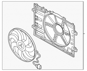 Diffuser assembly for Audi Q3 83A 19-25 2.0T