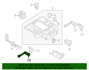 Cigarette lighter center console Audi A3 8V 15-20