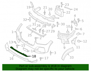Front Bumper Lip Cover BMW X5 G05 19-23 X-Line