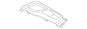 Shifter pad BMW 7 G11 G12 16-22 chrome